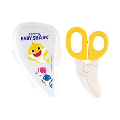 Pinkfong Baby Shark Character Baby Food Cutter Scissors (Japan) 585401