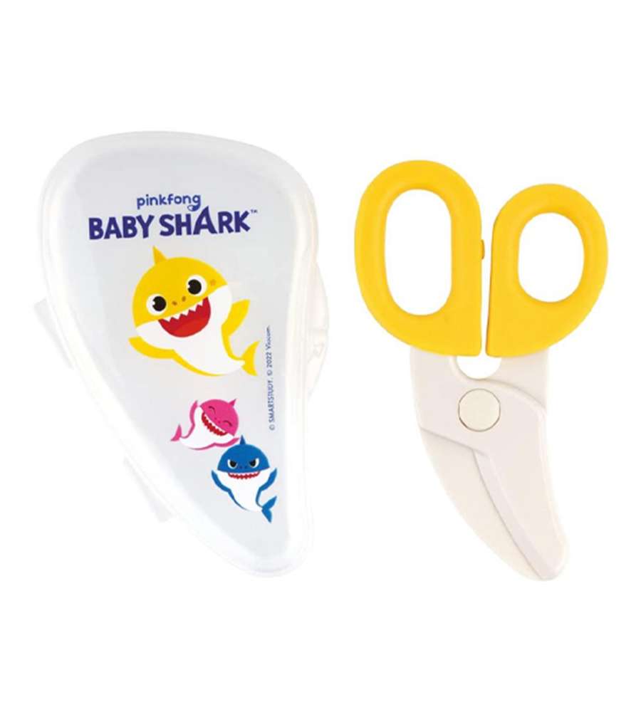 Pinkfong Baby Shark Character Baby Food Cutter Scissors (Japan) 585401