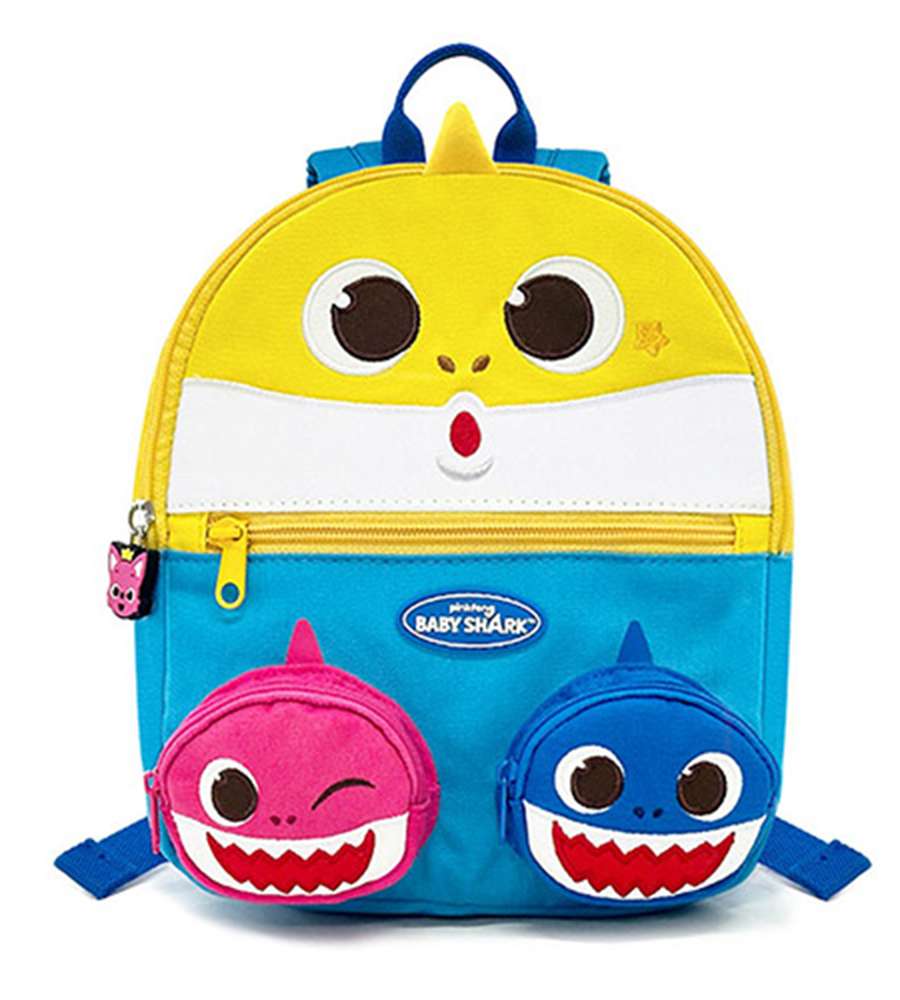 Pinkfong Baby Shark Character Family Anti-Lost Backpack 872375