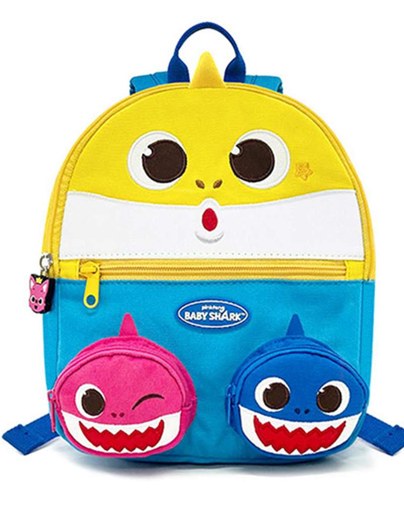 Pinkfong Baby Shark Character Family Anti-Lost Backpack 872375