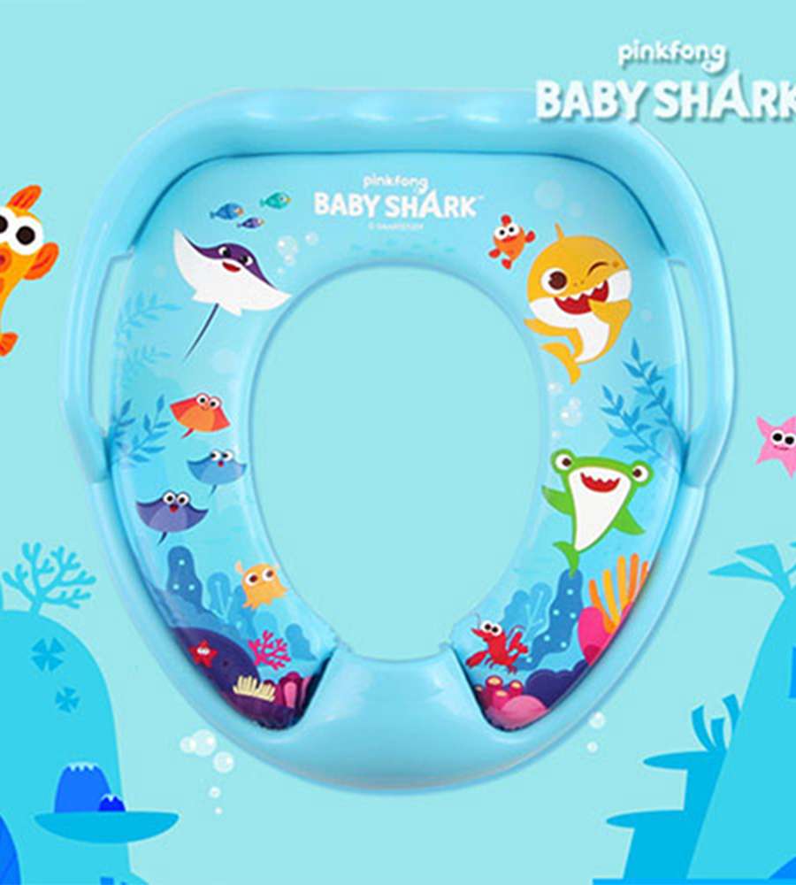 Pinkfong Baby Shark Character Kids Toilet Seat Cover with Bidet Function 481632