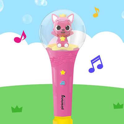 Pinkfong Character Twirly Melody Stick Bubble Gun Bubbles 736160