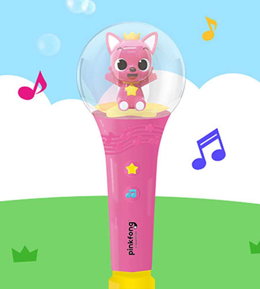 Pinkfong Character Twirly Melody Stick Bubble Gun Bubbles 736160