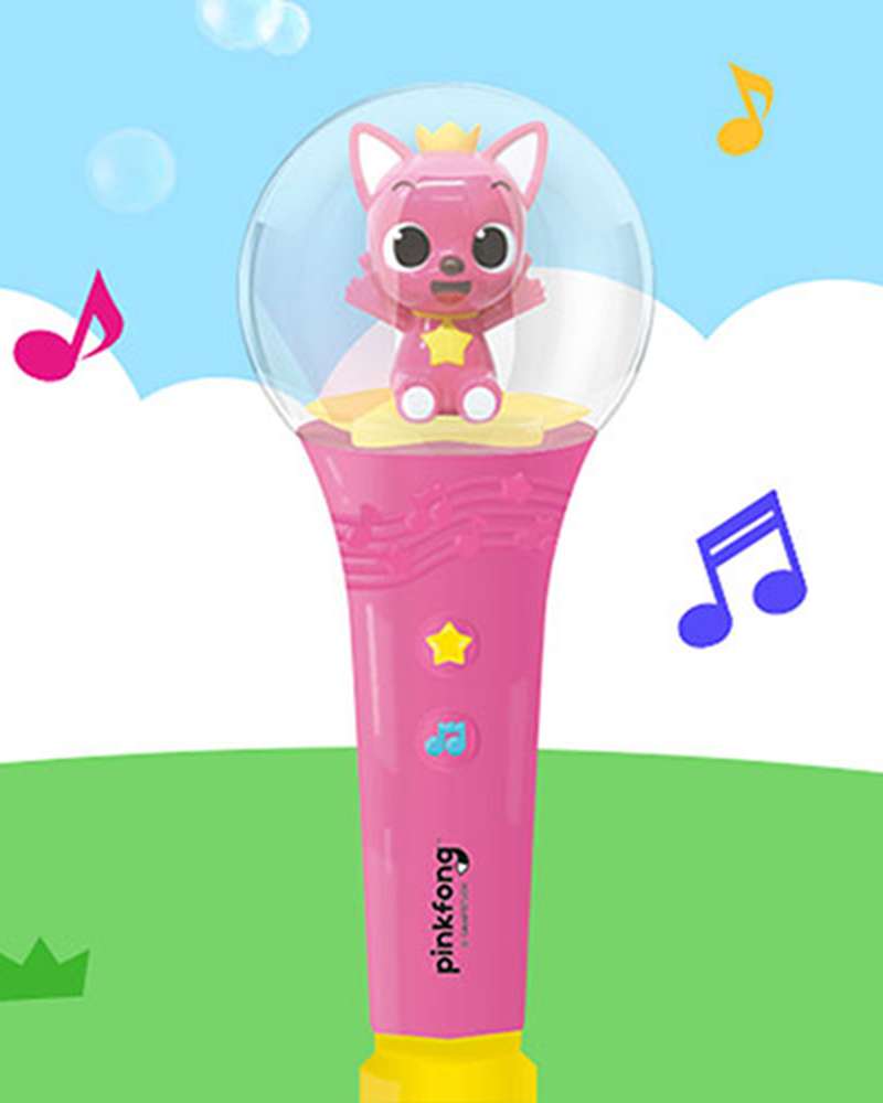 Pinkfong Character Twirly Melody Stick Bubble Gun Bubbles 736160