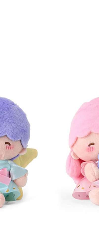 リトルツインスターズ キャラクター マスコット ぬいぐるみ バッグチャーム(フレーム) (日)
