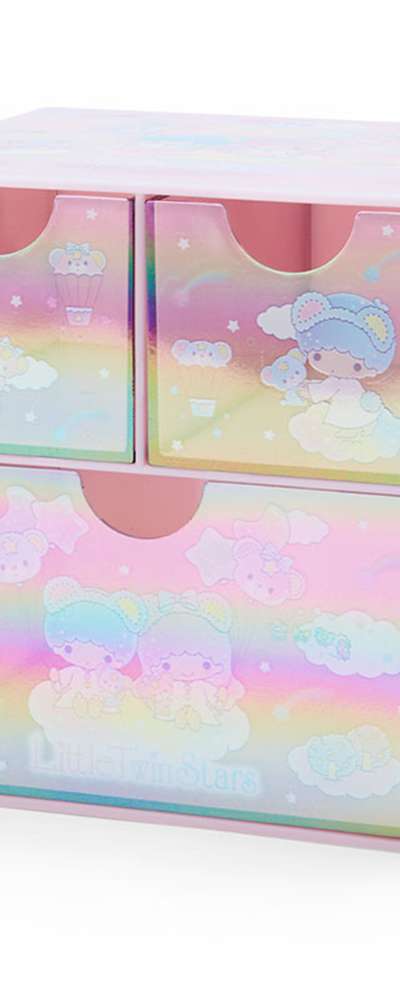 ツインスター キャラクター オーロラカラー デスク収納ボックス(日) 850398