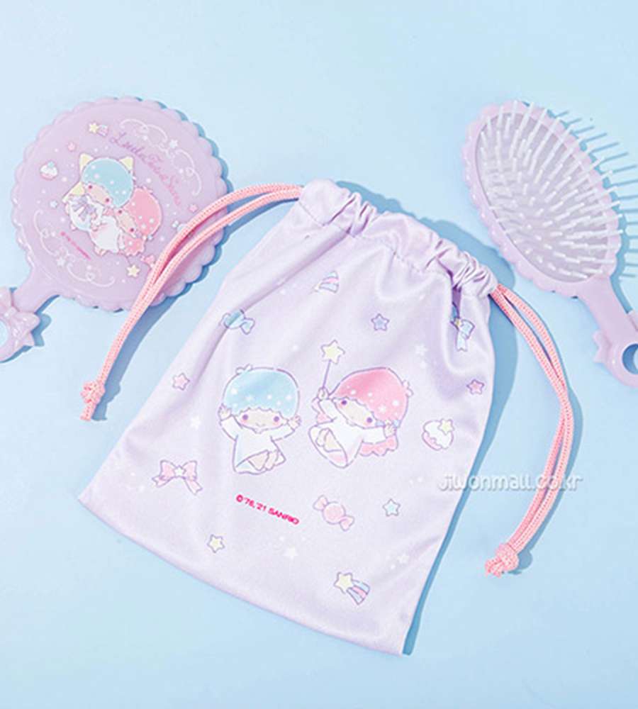 Twin Stars Character Comb Mirror Pouch Set 870174