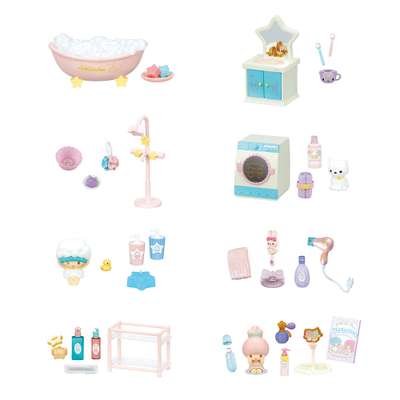 Little Twin Stars Dreamy Bath Time Miniature Box Set (Re-Ment) (Japan) 152448