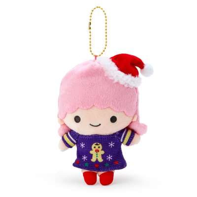 Twin Stars Lala Mascot Plush Keychain Bag Charm (Christmas Sweater Edition)