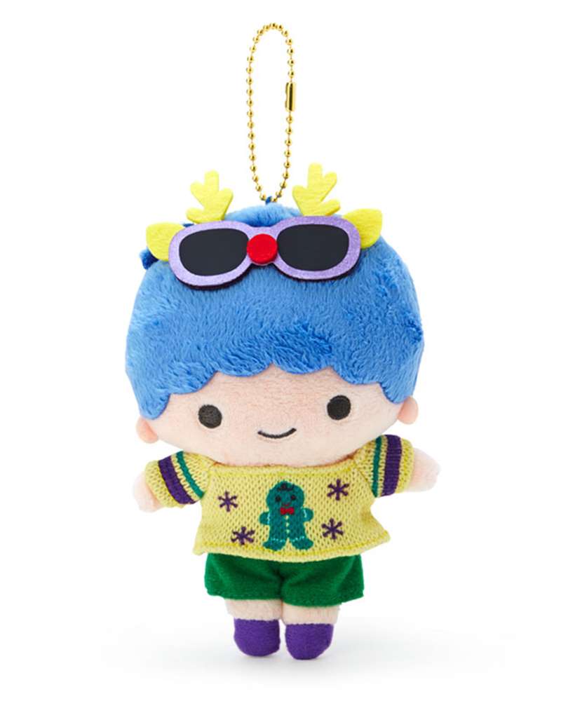 Twin Stars Kiki Mascot Plush Doll Bag Charm (Christmas Sweater Edition)