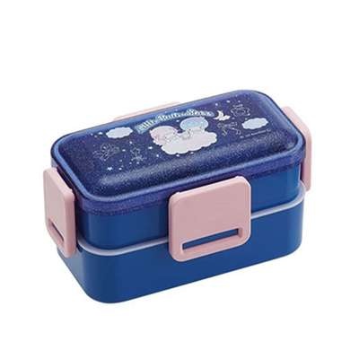 Twin Stars Night Sky Dome 2-Tier Lunch Bento Box 600ml (Japan) 599095