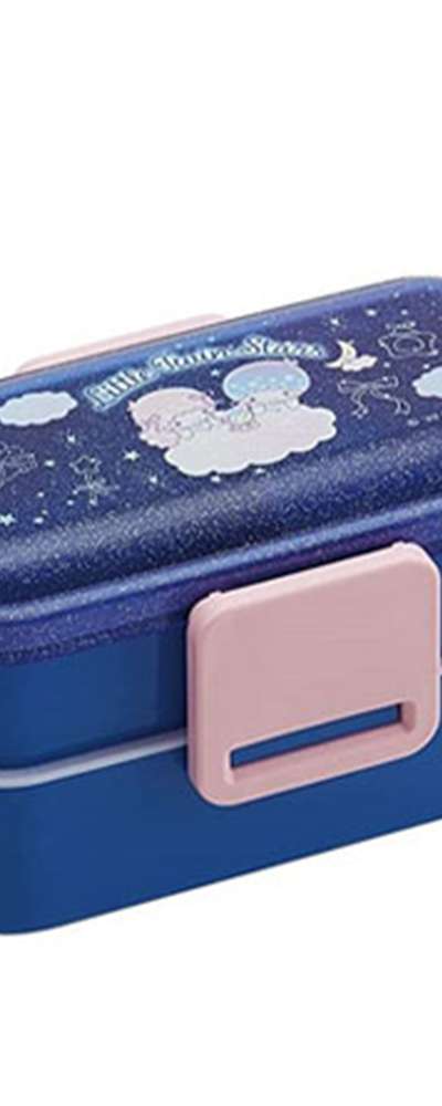 トゥインスターズ 夜空 ドーム型 2段 ランチ キャラクター お弁当箱 600ml(日) 599095