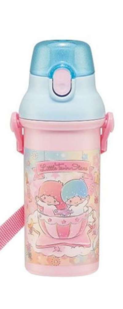リトルツインスターズ キャラクター遊園地 ワンタッチ水筒 480ml(日) 600630