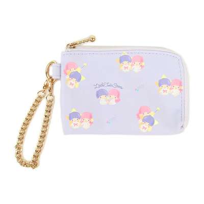 Twin Star Multi Pouch Card Wallet with Chain