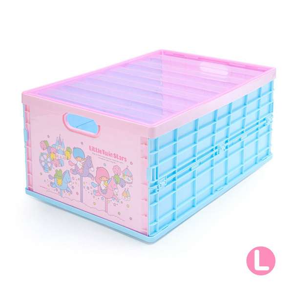 Twinkle Star Foldable Character Storage Box with Lid L (2022)