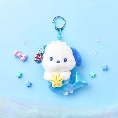 Pochacco Character Mermaid 10cm Keyring Bag Charm 071184