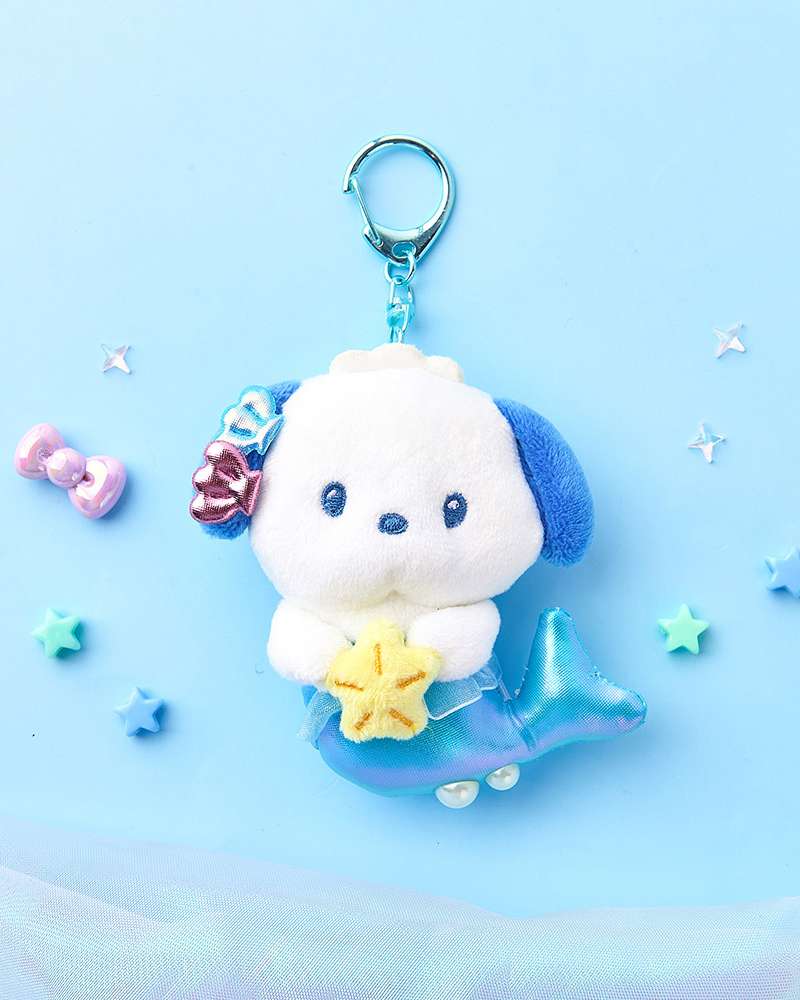 Pochacco Character Mermaid 10cm Keyring Bag Charm 071184