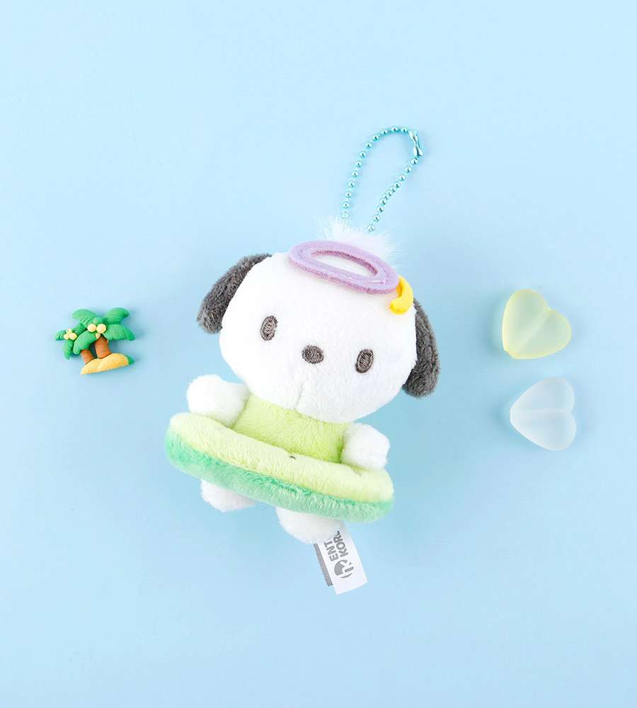 Pochacco Character Summer 8cm Keyring Bag Charm 082329