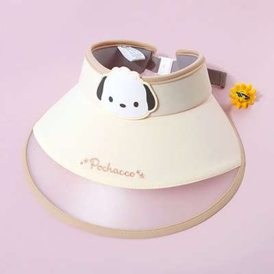 Pochacco Character Clear Window Face Wappen Pinback Sun Cap 430659
