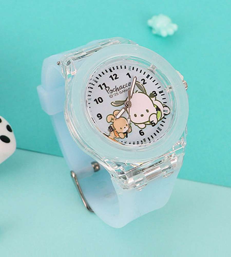 Pochacco Character LED Analog Hand Wristwatch 785574