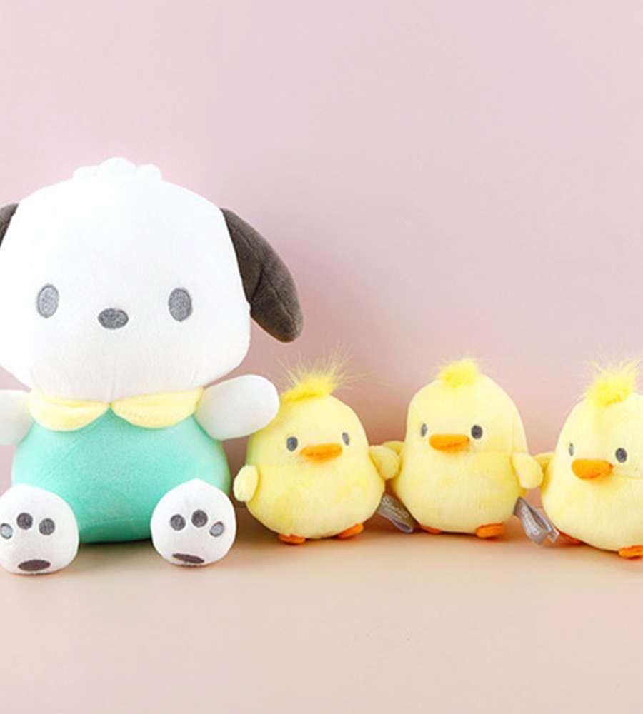 Pochacco Character Friends Plush Doll Set (Medium) 087652