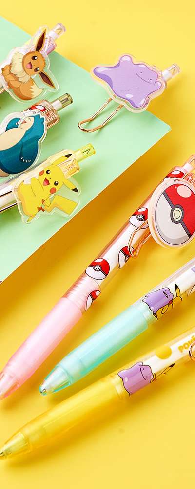 ポケットモンスター ピカチュウに変身したメタモン キャラクターマスコット シャープペン 3本セット(ランダム発送) 131962
