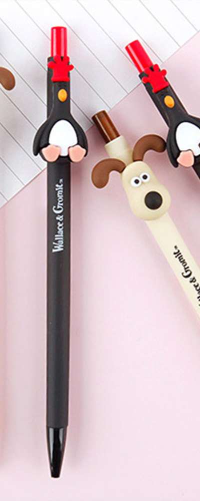 Wallace and Gromit Character Slim Mechanical Pencil 2-Piece Set 686883