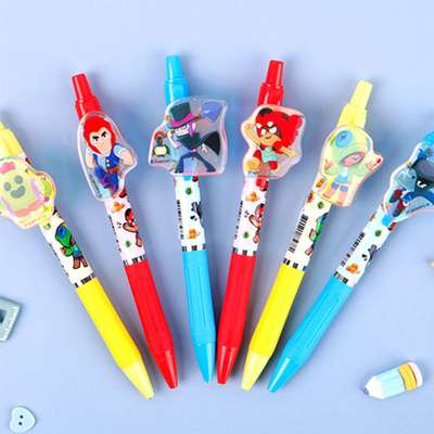 Brawl Stars Character Metapic Acrylic Mechanical Pencil 3p Set (Random Shipment) 834782
