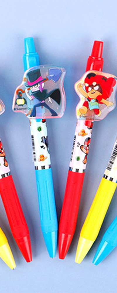 Brawl Stars Character Metapic Acrylic Mechanical Pencil 3p Set (Random Shipment) 834782