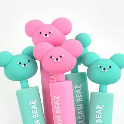 Wasabi Bear Figure Triangle Mechanical Pencil 2-Piece Set 686500