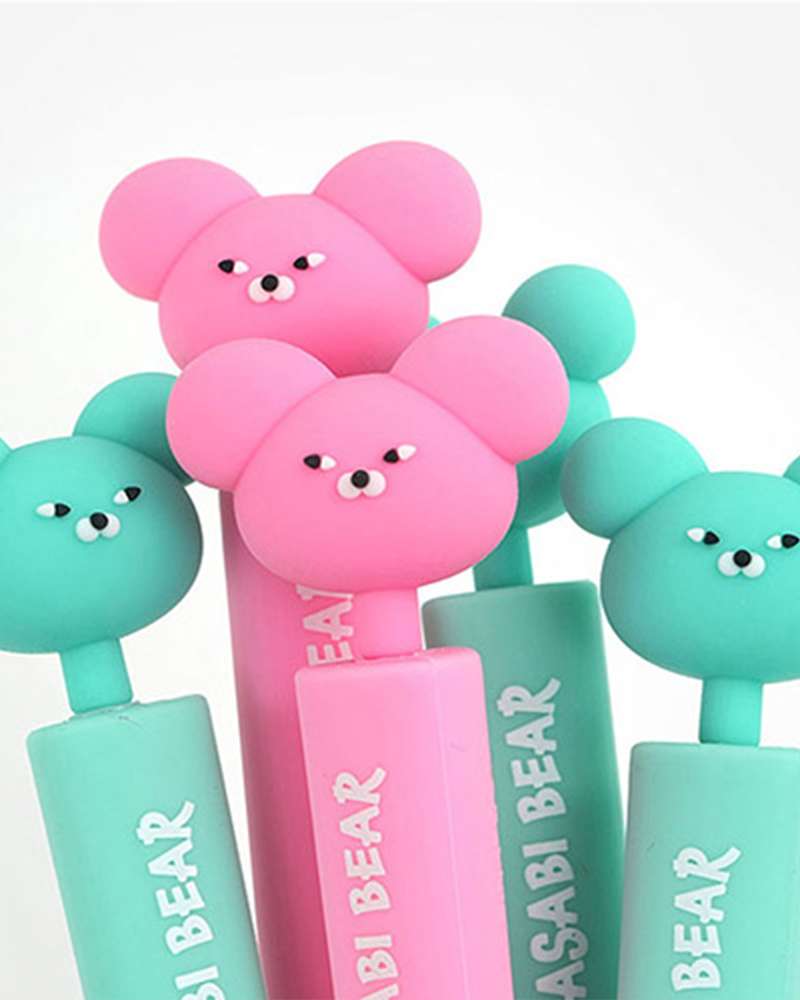 Wasabi Bear Figure Triangle Mechanical Pencil 2-Piece Set 686500