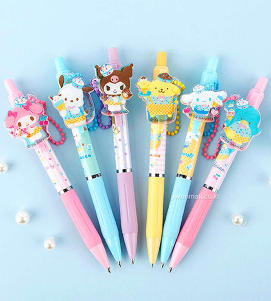Sanrio Character Aurora Clip Change Mechanical Pencil 3-Piece Set (Random Assortment) 832078