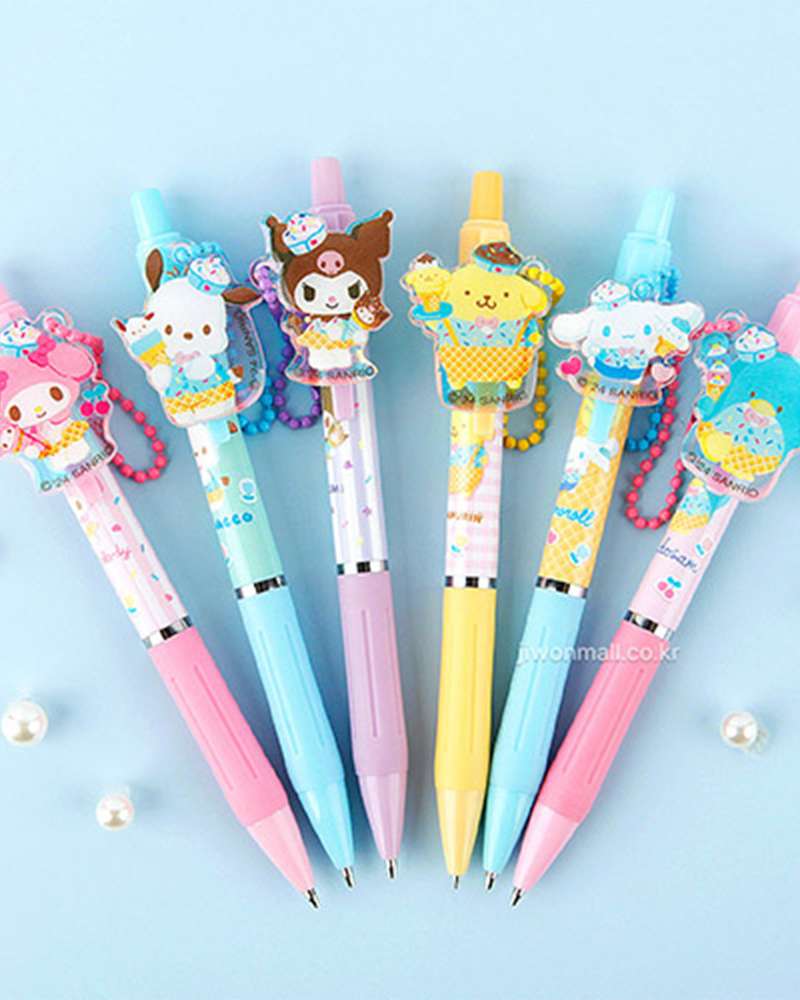 Sanrio Character Aurora Clip Change Mechanical Pencil 3-Piece Set (Random Assortment) 832078
