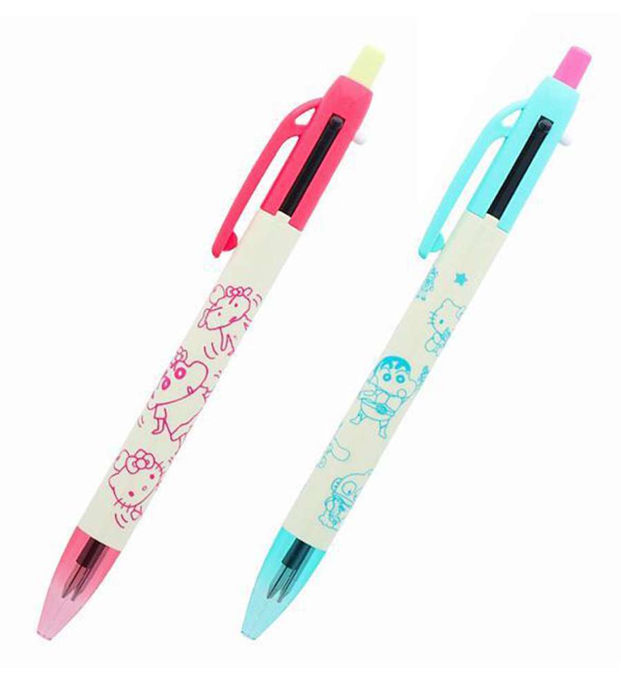 Crayon Shin-chan × Sanrio Character Mechanical Pencil + 2-Color Ballpoint Pen (Japan) 770543