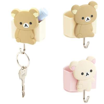 Rilakkuma Character Magnetic Hook Case Organizer