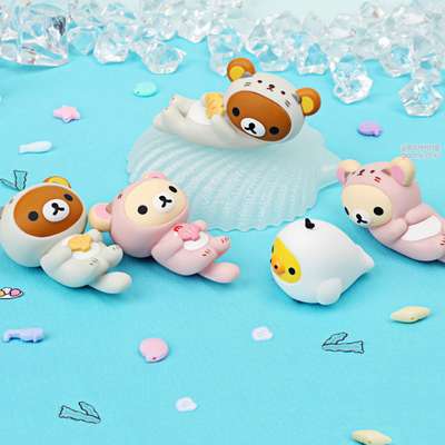 Rilakkuma Cute Sea Otter Mini Figure Box Set 250781