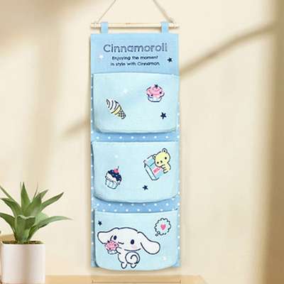 Cinnamoroll Character Fabric Storage Pocket Organizer (3 Pockets) 101985