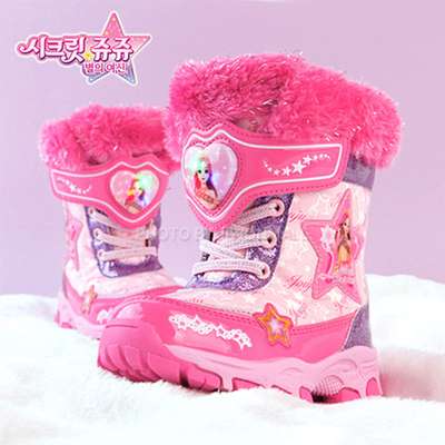 Secret Jouju Character Bling Star Light-Up Winter Boots 718475