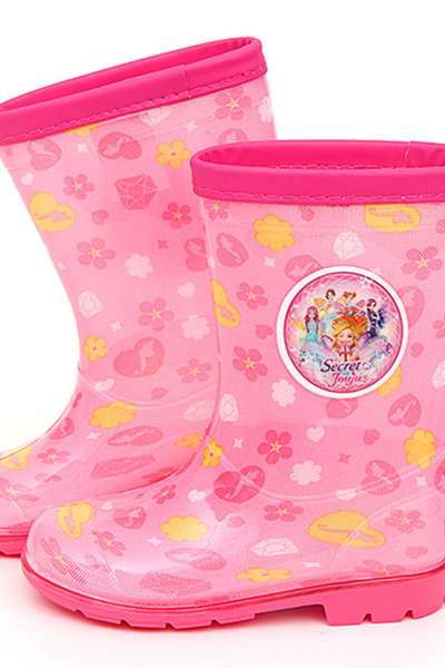 Secret Jouju Pattern PVC Rain Boots Kids