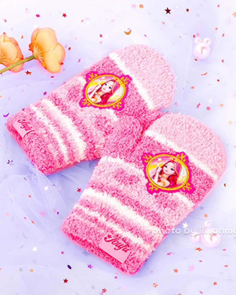 Secret Joujou Character Heart Thumb Tactile Gloves 058880 Winter Gloves