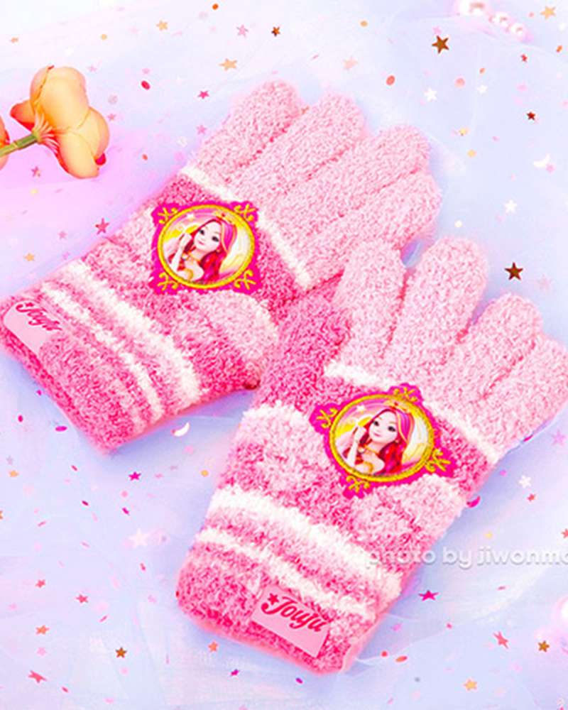 Secret Jouju Character Heart Ozy Tactel Winter Gloves 058897