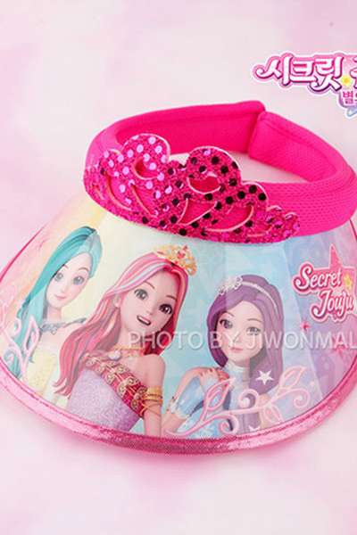 Secret Jouju Character Sparkle Crown Pinecap Sun Cap Hat 059788