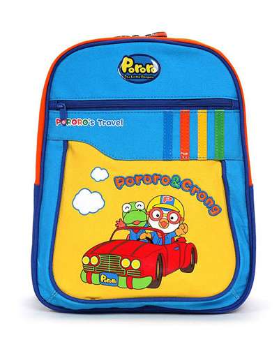 Pororo Line Backpack [Blue] [H]
