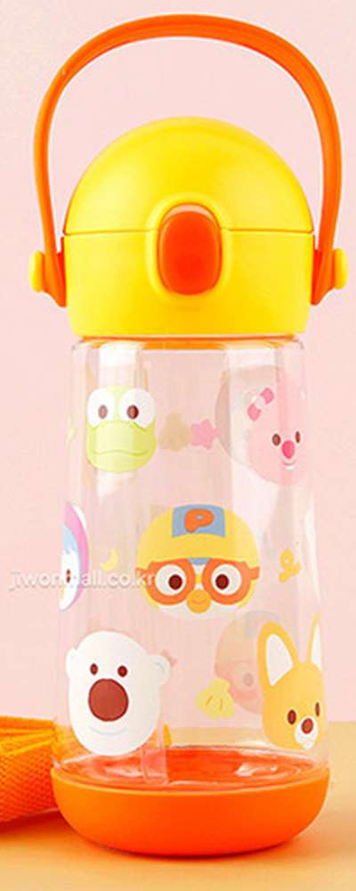Pororo Character The Bottle Molly One-Touch Tritan Straw Water Bottle 470ml 585443