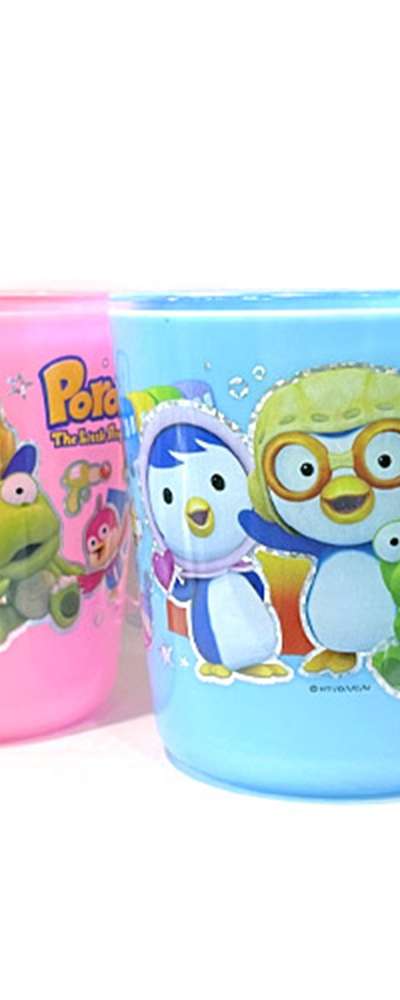 Pororo Character Double Handle Cup Water Cup 001155