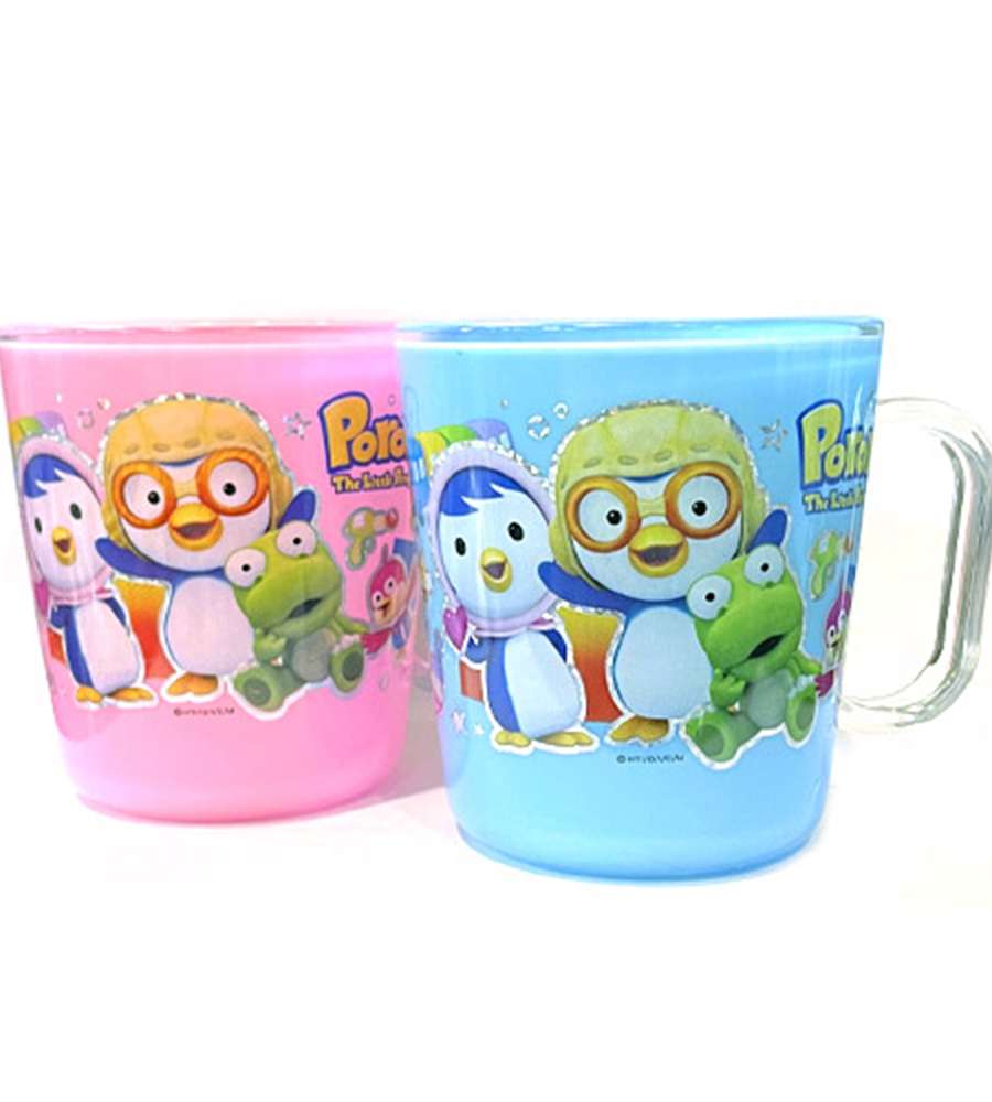 Pororo Character Double Handle Cup Water Cup 001155