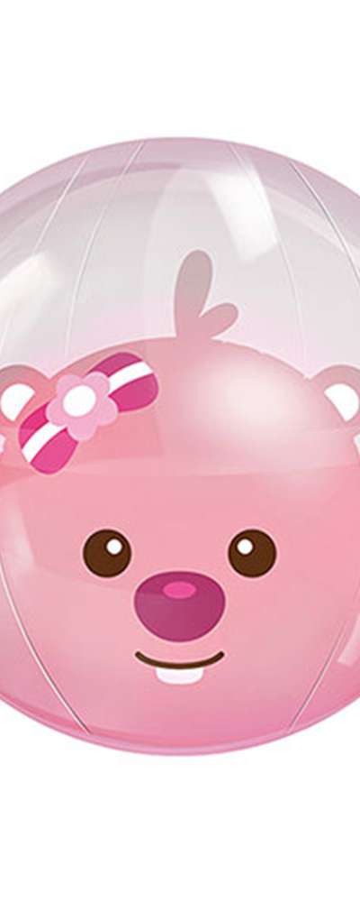 Pororo's Friend Loopy Character Beach Ball Volleyball (40) 738317
