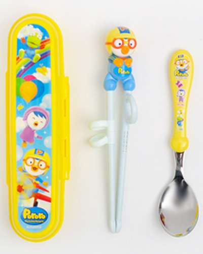 (Box Damaged) Pororo Edison Utensil Case Set 300795