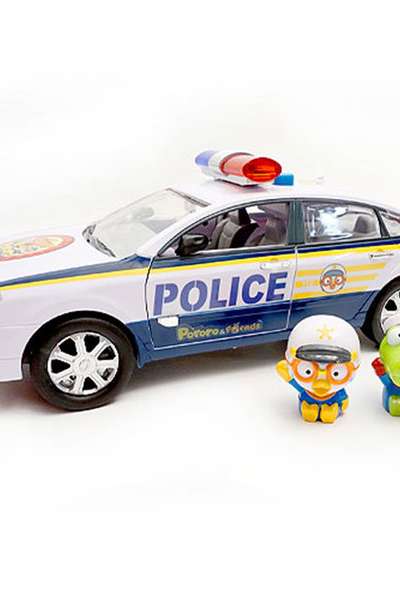 Pororo Character Police Car Friction Toy 232119