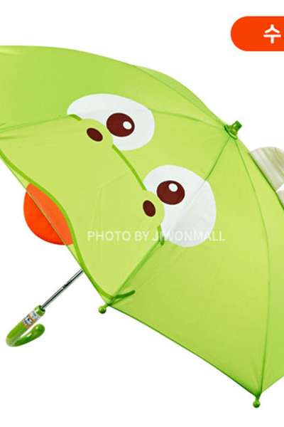 Pororo Crong Character 3D Face Umbrella 40cm (Manual) 050090